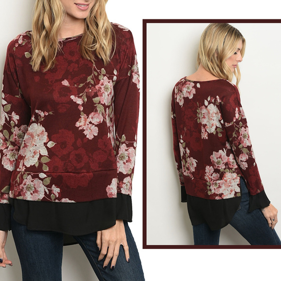 Tops - Floral Longsleeve